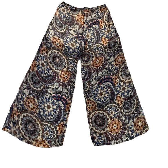 Chelsea & Violet Women’s Pants Large Sheer Wide Leg Shibori - Picture 2 of 5